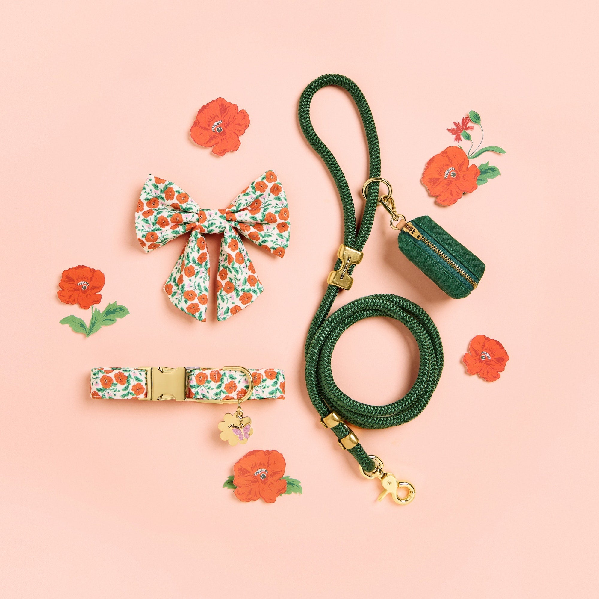 Flower Pet ID Tag