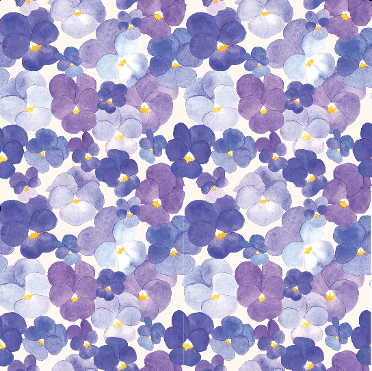 Pressed Pansies Collar Walk Set