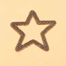 Circle Pet ID Tag: Star Icon